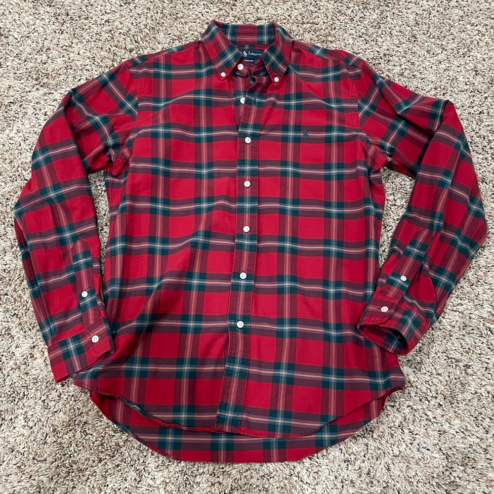 Ralph Lauren Plaid Shirt Men M